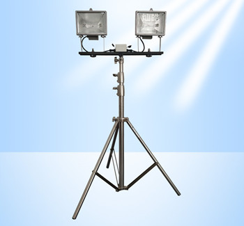 2*500W便攜式升降工作燈