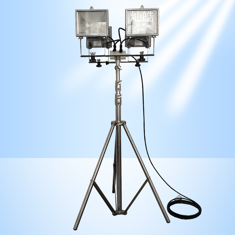 4*500W便攜式升降工作燈